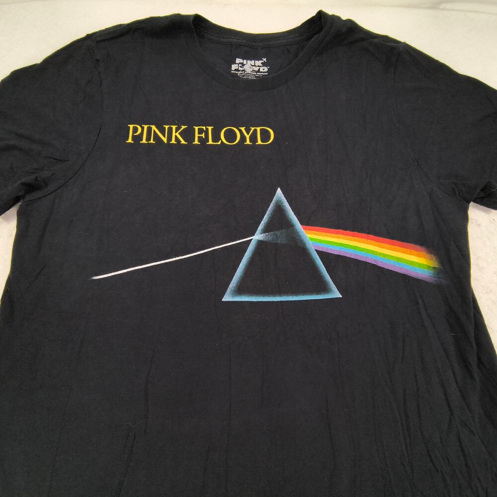 Pink Floyd The Dark Side Of The Moon Band T Shirt Womens Size Large L Black